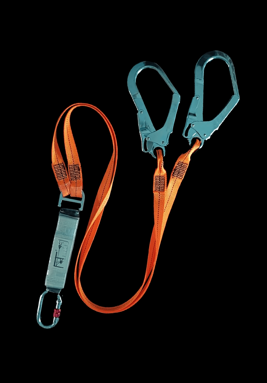 2 M Double Lanyard Energy Absorber +2 AM022 + 1 - AM002 Double Lanyard Energy Absorber