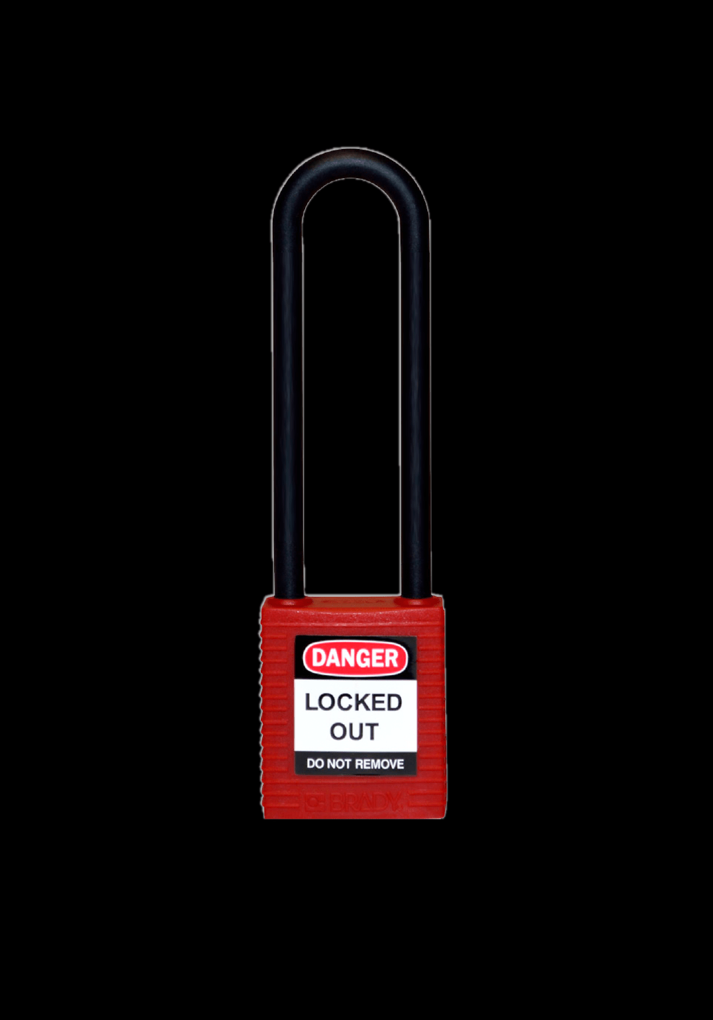 Plastic Shackle Safety Padlock Plastic Shackle Safety Padlock